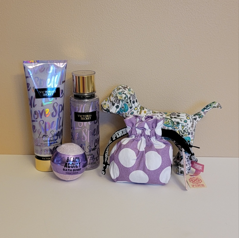 Victoria's Secret "Love Spell" Shimmer Bundle (5 pcs)